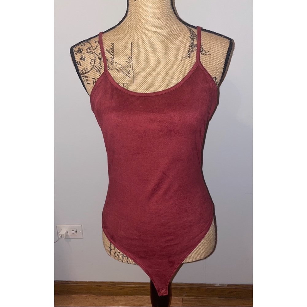 Wine red women’s bodysuit